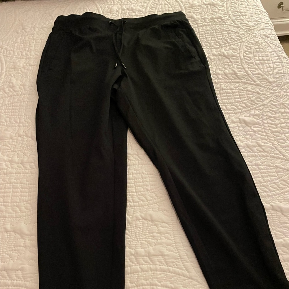 Black joggers worn once